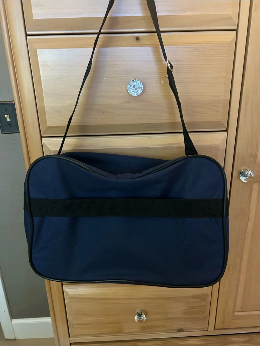 American Tourister Blue Travel Shoulder Bag - Lightweight Carry-On